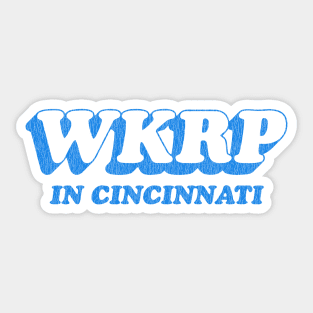 WKRP in Cincinnati Vintage v2 Sticker